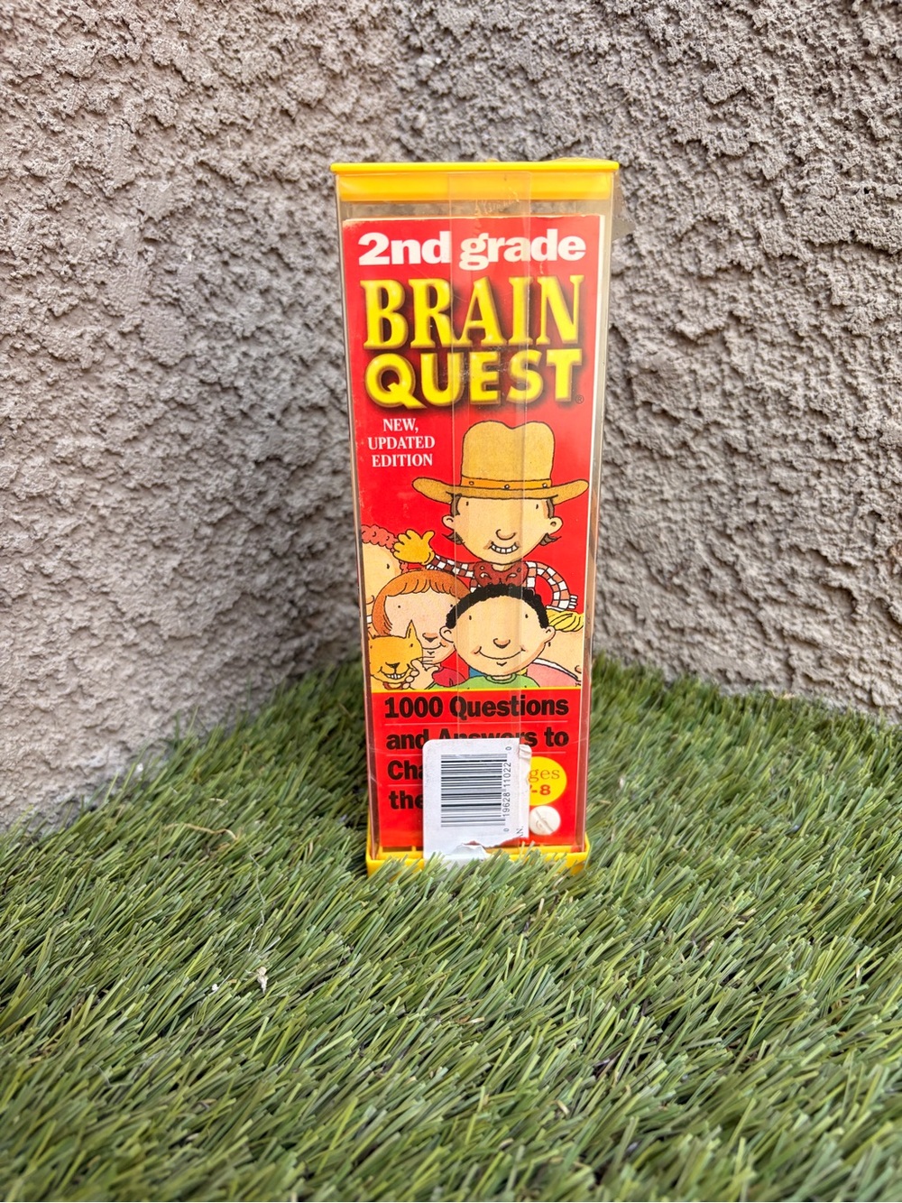 2nd Grade Learning Card Set - Red and Yellow
